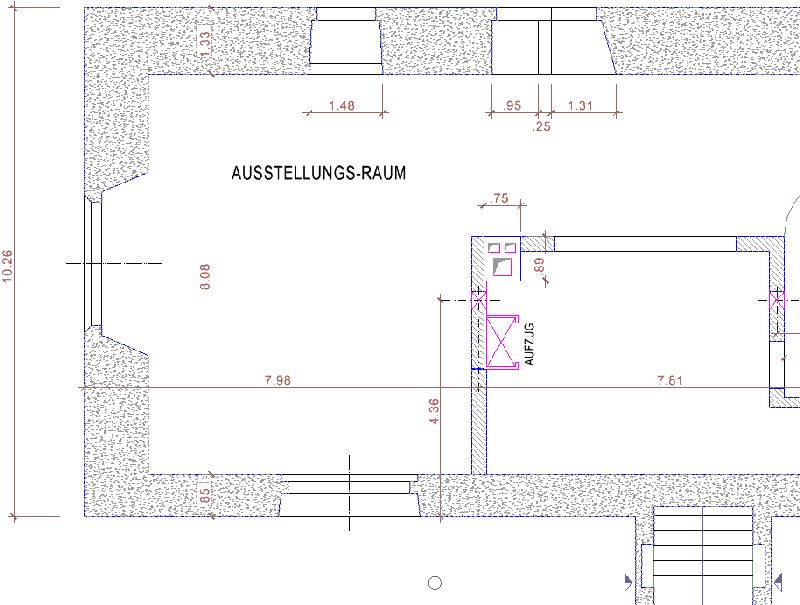 Plan vektorisiert digitalisiert fr Allplan und Autocad