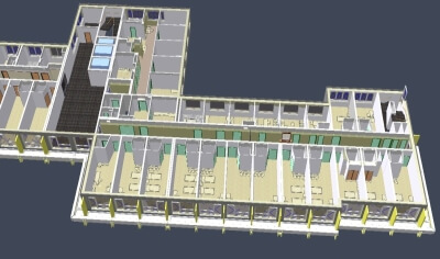 Digitalisierung 2D Vektorisierung 3D Grundriss Bauplan CAD-File Raumplan Einfärben Abscannen Regensburg Amberg Oberpfalz Nürnberg München Bayern